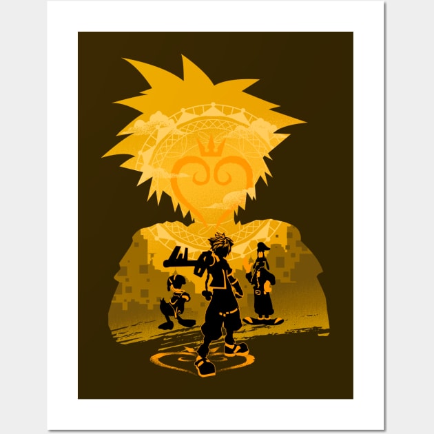 Keyblade Protagonist Wall Art by HyperTwenty